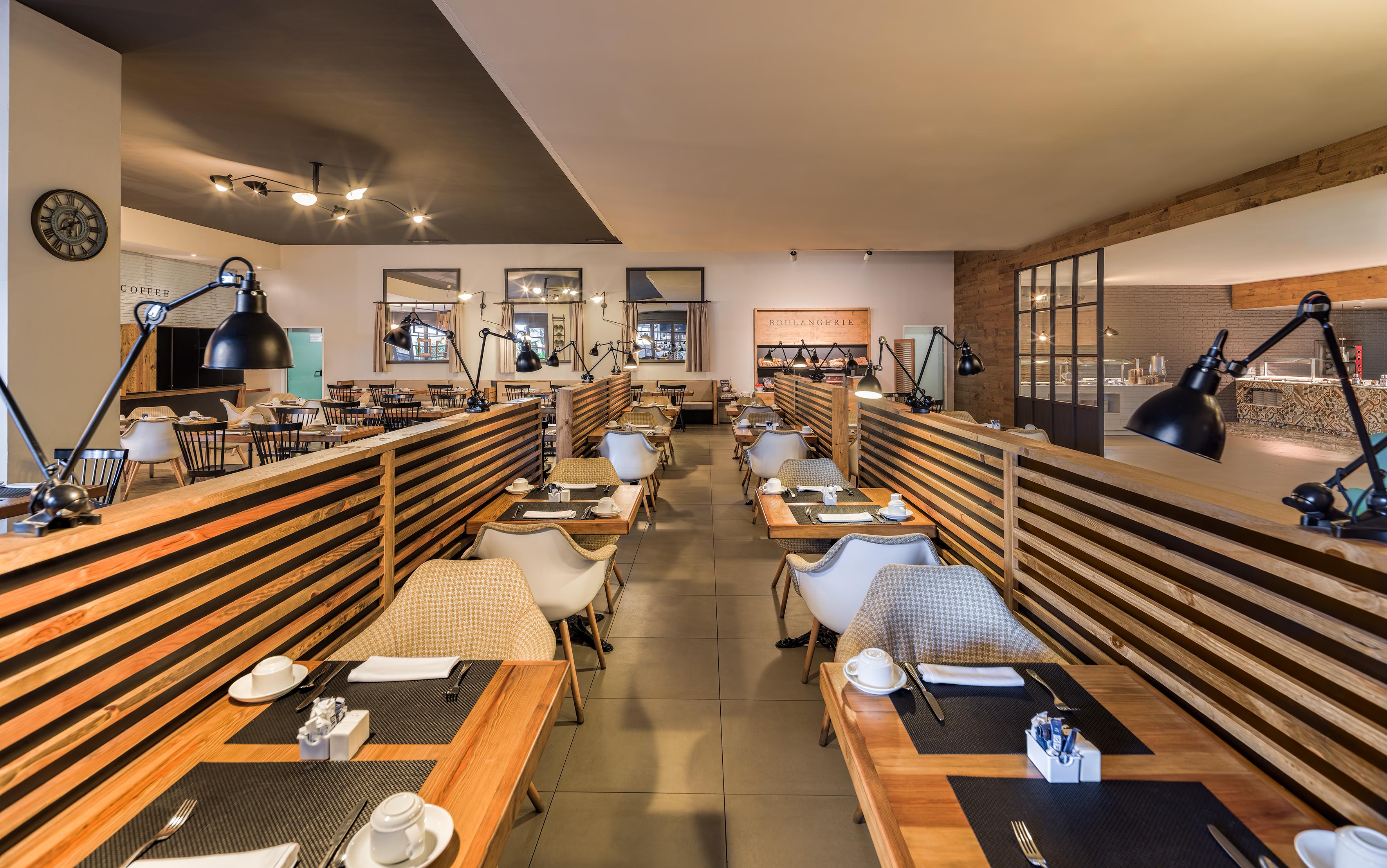 ホテル H10 ルビコン パレス プラヤ・ブランカ エクステリア 写真 Restaurant interior